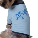 Figures astronaut space men shapes doggie t-shirt