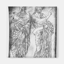 Figures of two apostles or prophets refrigerator magnet