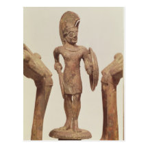 Figurine d'un guerrier, c.490 AVANT JÉSUS CHRIST Cartes Postales