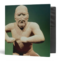 Figurine of a wrestler binders