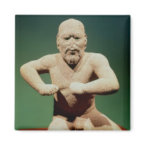 Figurine of a wrestler magnets