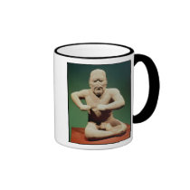 Figurine of a wrestler mugs