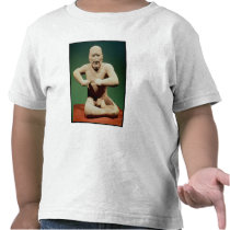Figurine of a wrestler t-shirts
