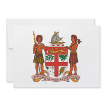 Fiji Coat of Arms Personalized Invitation