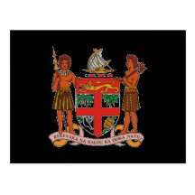Fiji Coat of Arms Postcards