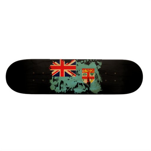 Fiji Flag Custom Skate Board
