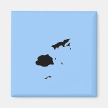 FIJI REFRIGERATOR MAGNET