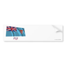 Fiji Waving Flag with Name