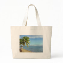 Fijian Beach and Palm Trees Bag