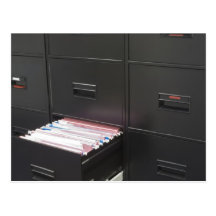 File cabinet post cards