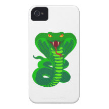 File d'attente Kobra snake cobra Coque Case-Mate iPhone 4