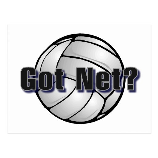 Filet obtenu ? Volleyball Cartes Postales