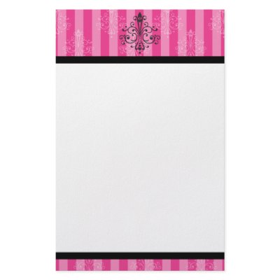 Filigree and Flourish Personalized Stationery by trennea