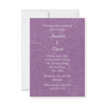 Filigree Butterfly Rehearsal Dinner Invitation