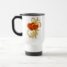 Filigree Hearts Valentine Mug