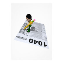 Filing Taxes Custom Announcements