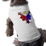 Filipino Flag Sun and Stars Dog Shirt pet clothing