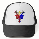Filipino Flag Sun and Stars Hat