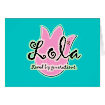 Filipino Lola Loved by Generations Greeting Card