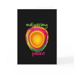 Filipino Merry Christmas - maligayang pasko Greeting Card