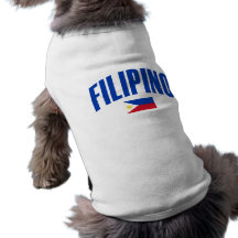 Filipino Philippine Flag Doggie Shirt
