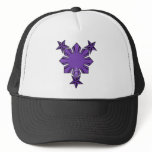 Filipino Sun and Stars Hat Purple