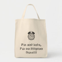 Filipino Time Reusable Grocery Bag