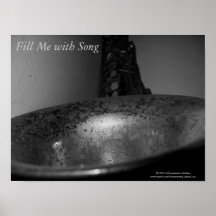 "Fill Me with Song" - Saxophone Bell Posters