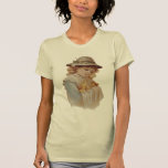 Fille avec des canards de bébé t-shirt