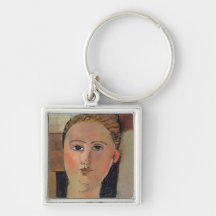 Fille avec les cheveux rouges, 1915 porte-clef