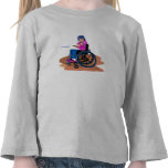 Fille Ball.png de fauteuil roulant T-shirts
