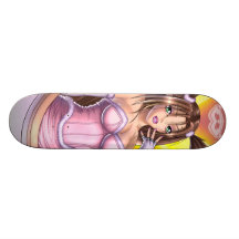 Fille d'Anime - Nikki Plateaux De Skateboards Customisés
