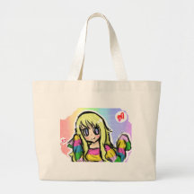 Fille d'arc-en-ciel sacs