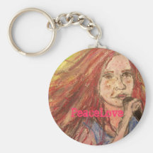 Fille de balancier de PeaceLove Porte-clé