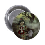 Fille de cimetière de zombi badge avec épingle