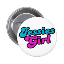 Fille de Jessies boutons publicitaires