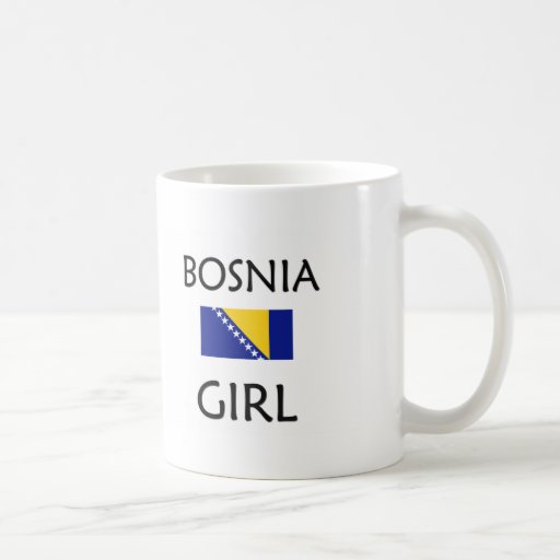 FILLE DE LA BOSNIE TASSE À CAFÉ