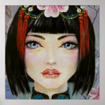 Fille de la Chine Posters