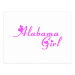 Fille de l'Alabama Carte Postale