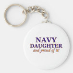Fille de marine et fier de lui ! porte-clefs