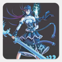 Fille de pirate d'Anime Adhésif
