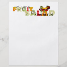 Fille de salade de fruits de PIÈCE EN T Tract