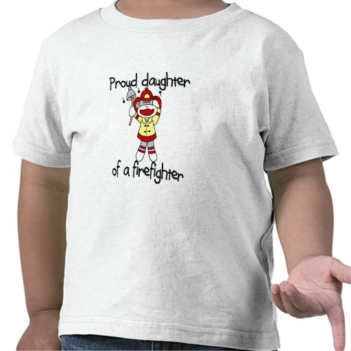 Fille de singe de sapeur-pompier t-shirts