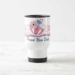 Fille d'ours de parapluie sur le pois pour le nouv tasse