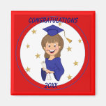 Fille licenciée 2013 - personnaliser magnets pour réfrigérateur