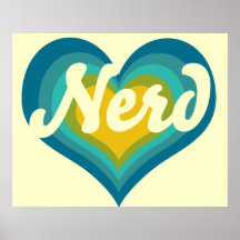 Fille nerd posters