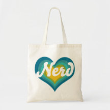 Fille nerd sacs en toile