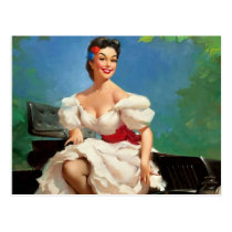 Fille Pin- mexicaine cartes postales