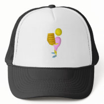 fille qui porte de l'or hat
