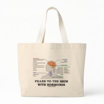 Filled To The Brim With Hormones (Anatomy) Canvas Bags